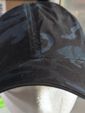 lululemon athletica Black and Dark Blue Camo Adjustable Hat